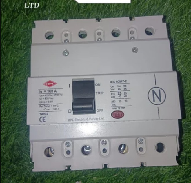 HPL MCCB 100A FP 50KA TABBASIX2100S4P